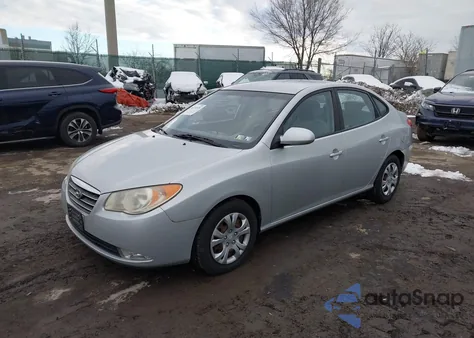 2010 Hyundai Elantra Gls from USA, damaged, VIN KMHDU4ADXAU890432